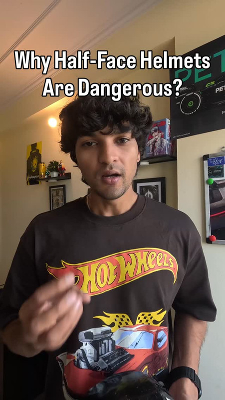 Why half face helmets are dangerous?