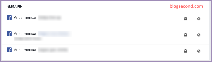 Mengetahui Riwayat Pencarian Facebook