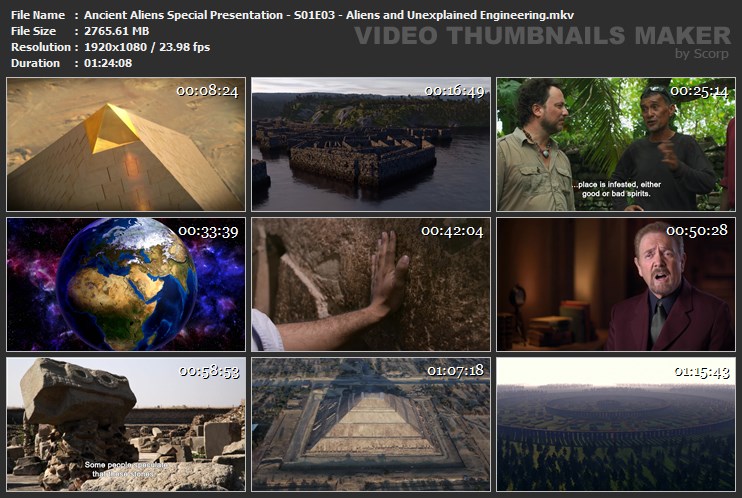 Ancient Aliens Special Presentation - S01E03 - Aliens and Unexplained Engineering.mkv