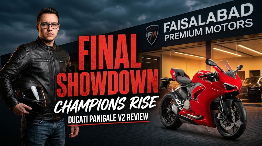 AI-generated example result for the youtube-thumbnail prompt: Automotive & Motorcycle – "DEALERSHIP/BRAND NAME / MAIN TITLE" | Car And Motorcycle Vlog Youtube Thumbnail AI YouTube Thumbnail Prompt