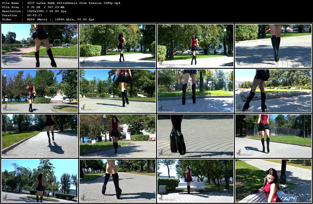 3037 Latex Rubb Fetishheels Plum Passion 1080p mp4