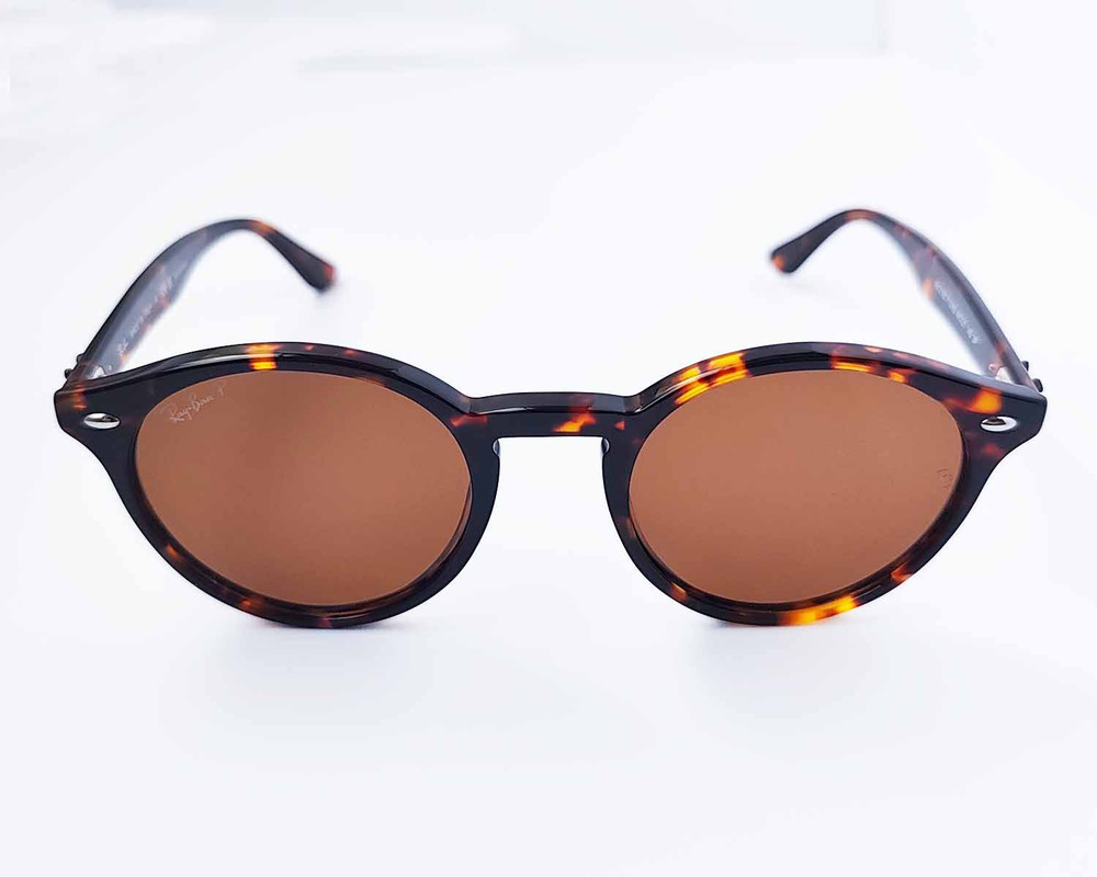 Ray-Ban Sunglasses RB2180 Polished Light Havana Frame Brown Lens 49mm Unisex
