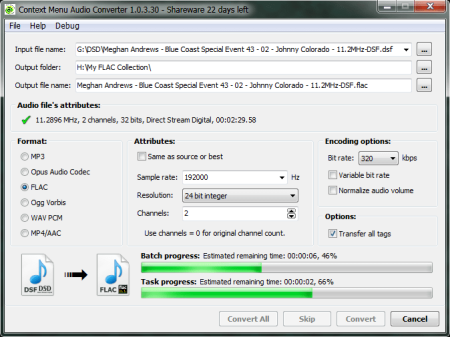 3delite Context Menu Audio Converter 1.0.108.180