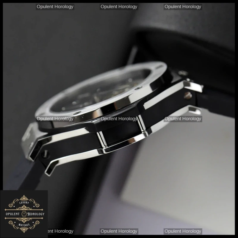 Hublot Big Bang Tourbillon Skeleton 44mm Steel Manual Wind Rubber Strap