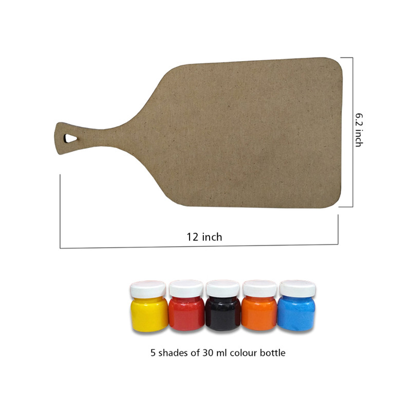 Fluid Art on MDF Chopping Board DIY Kit