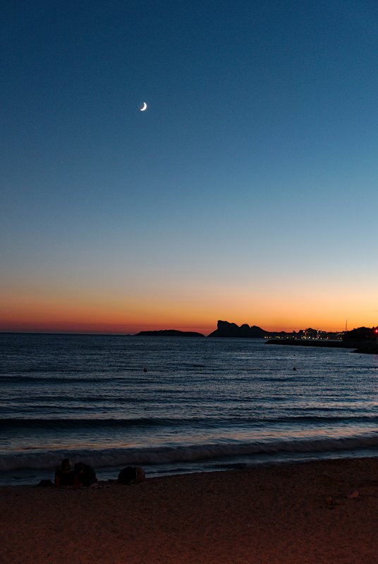 Coucher de soleil sur Saint Cyr sur mer P1010995