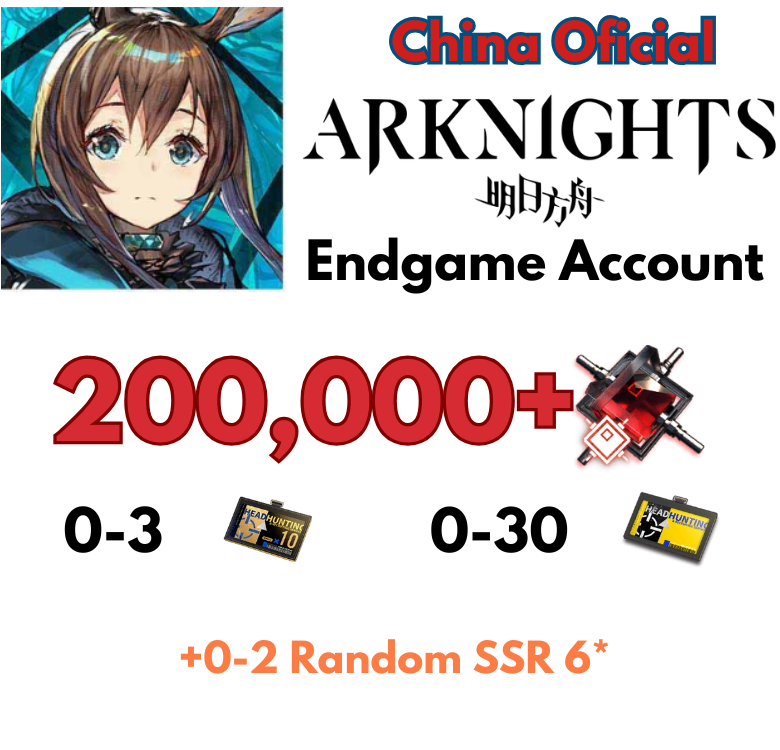 [China Official] Arknights Endgame Accounts Bản Trung Quốc loại 2