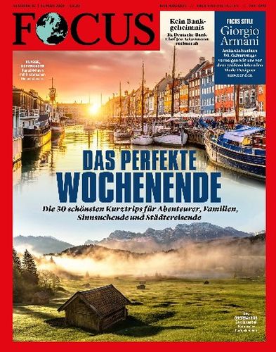 Cover: Focus Nachrichtenmagazin No 12 vom 15  März 2024