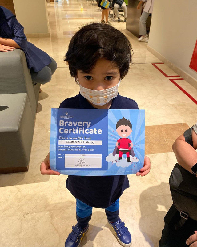 Rafathar setelah disunat
