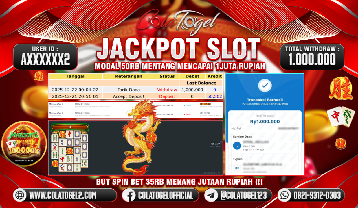 JACKPOT SLOT GACORR!!