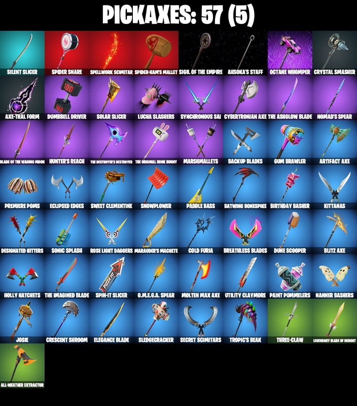 pickaxes comp
