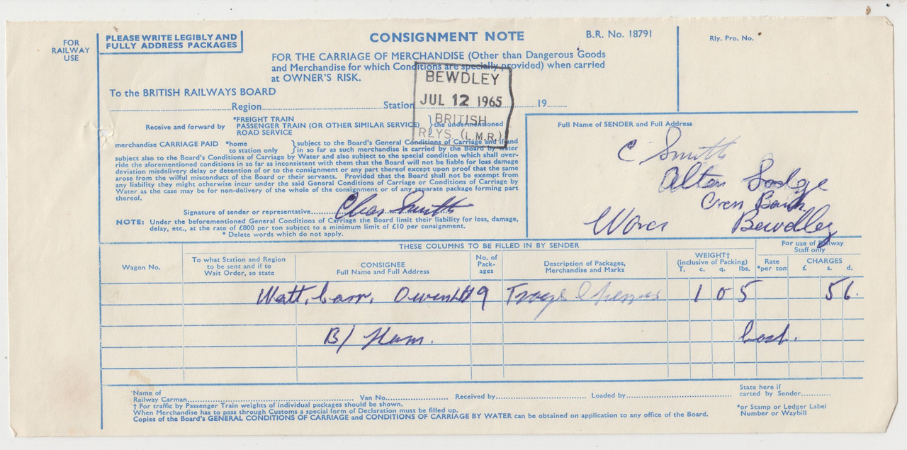 Bewdley Consignment Notes (15)