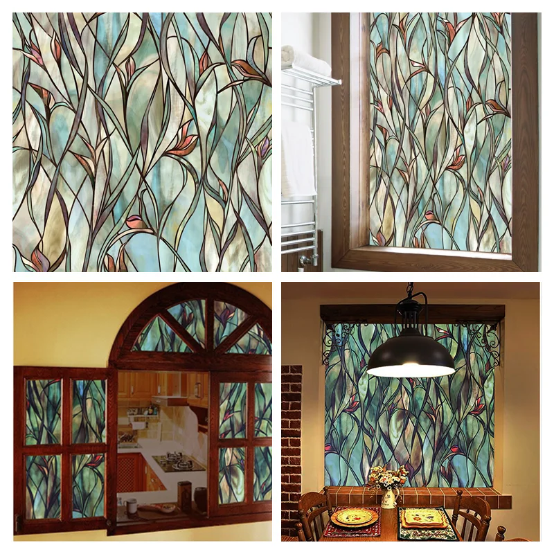 Colourful Frosted Glass Privacy Film Design