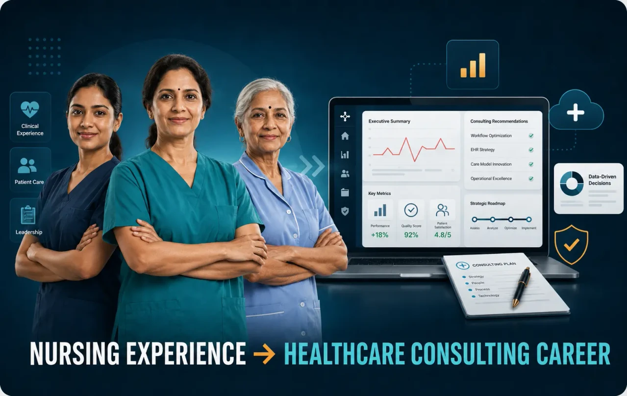 Nursing to Healthcare Consultant live webinar