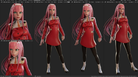 Character Sculpt Zero Two