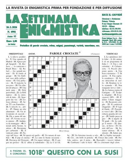La Settimana Enigmistica N. 4901 (26 Febbraio 2026)