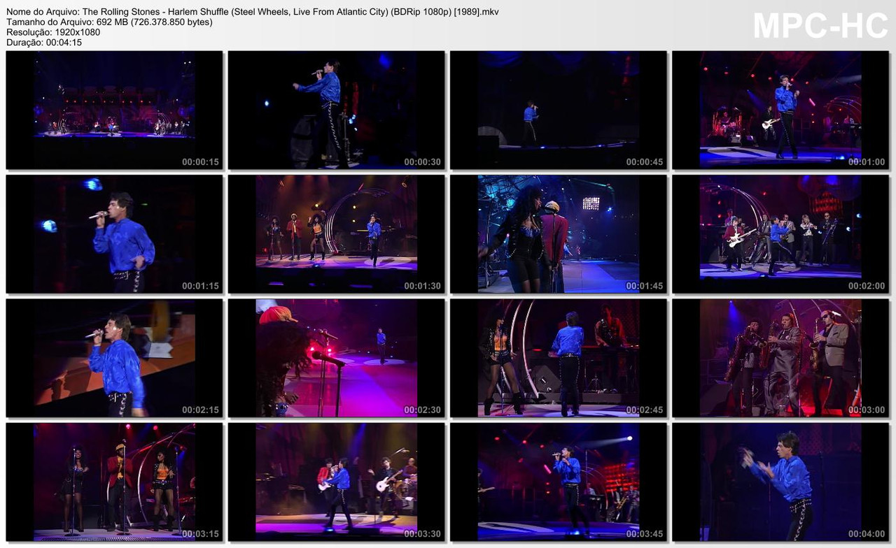 The Rolling Stones - Harlem Shuffle (Steel Wheels, Live From Atlantic City) (BDRip 1080p) [1989]