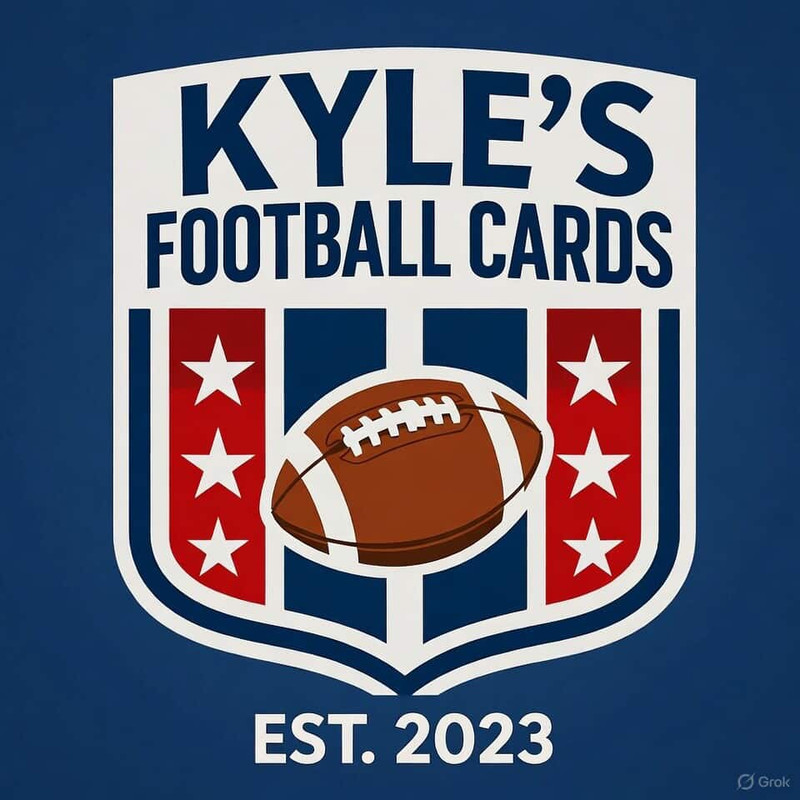 Kyle's football cards