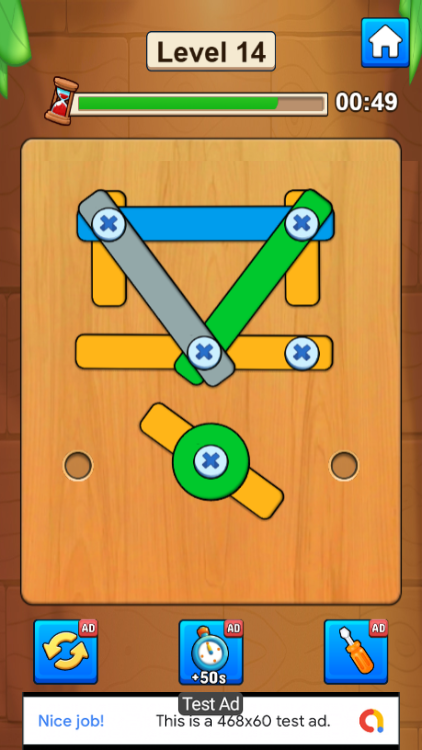Screw Rush - Puzzle Game Android Studio Project with AdMob Ads + Ready to Publish - 4