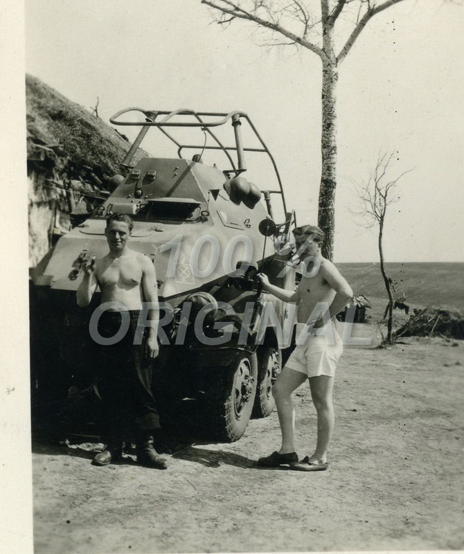 Fotos 1. Panzer Division Funkwagen Abt 8 Rad Spä