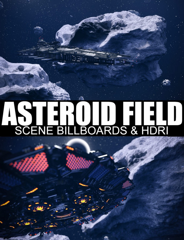 asteroid field scene billboards and hdri 00 main daz3d