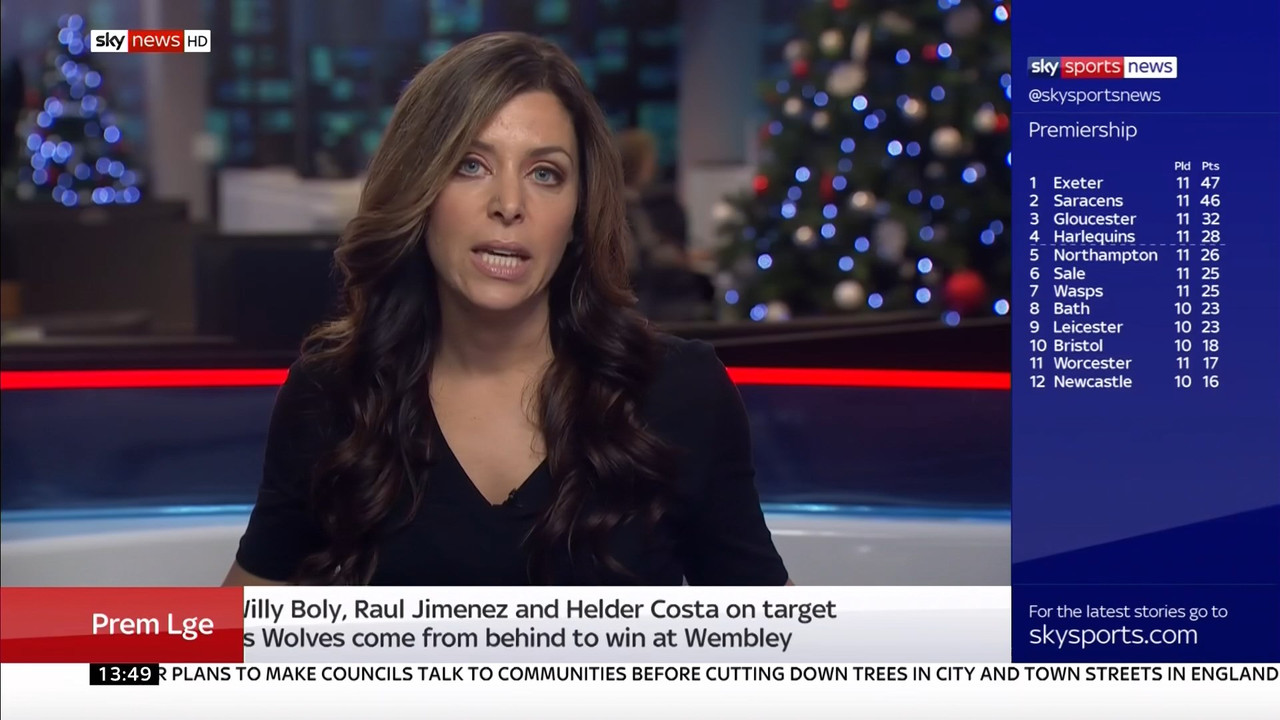 30 December - 13.00.00 - Sky News. Live coverage of main weekend
