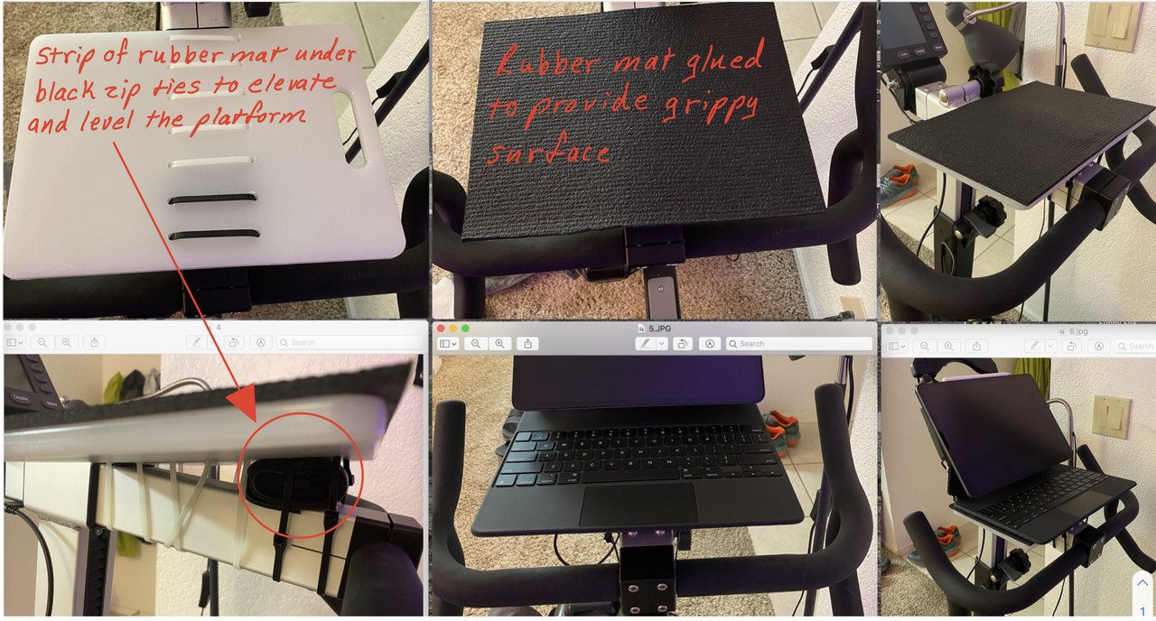 DIY Bike Erg Platform