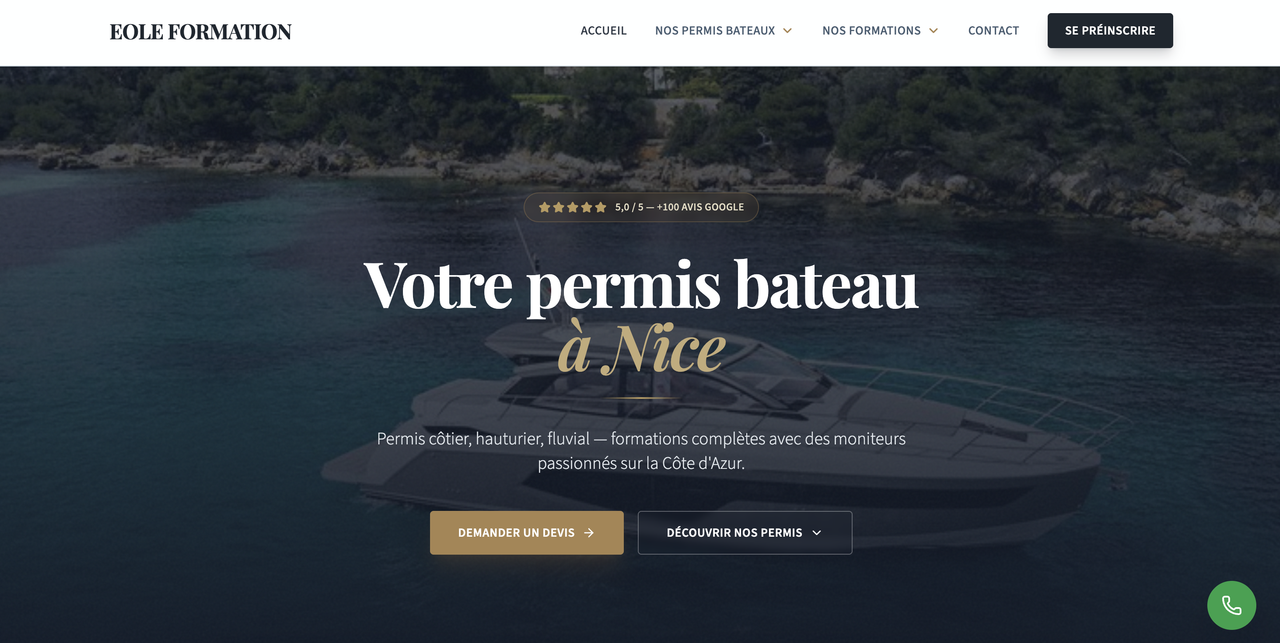 EOLE Permis Bateau