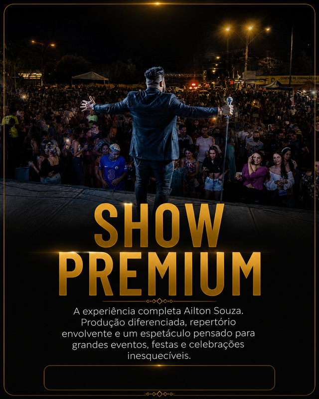 Show Premium — formato de show de Ailton Souza