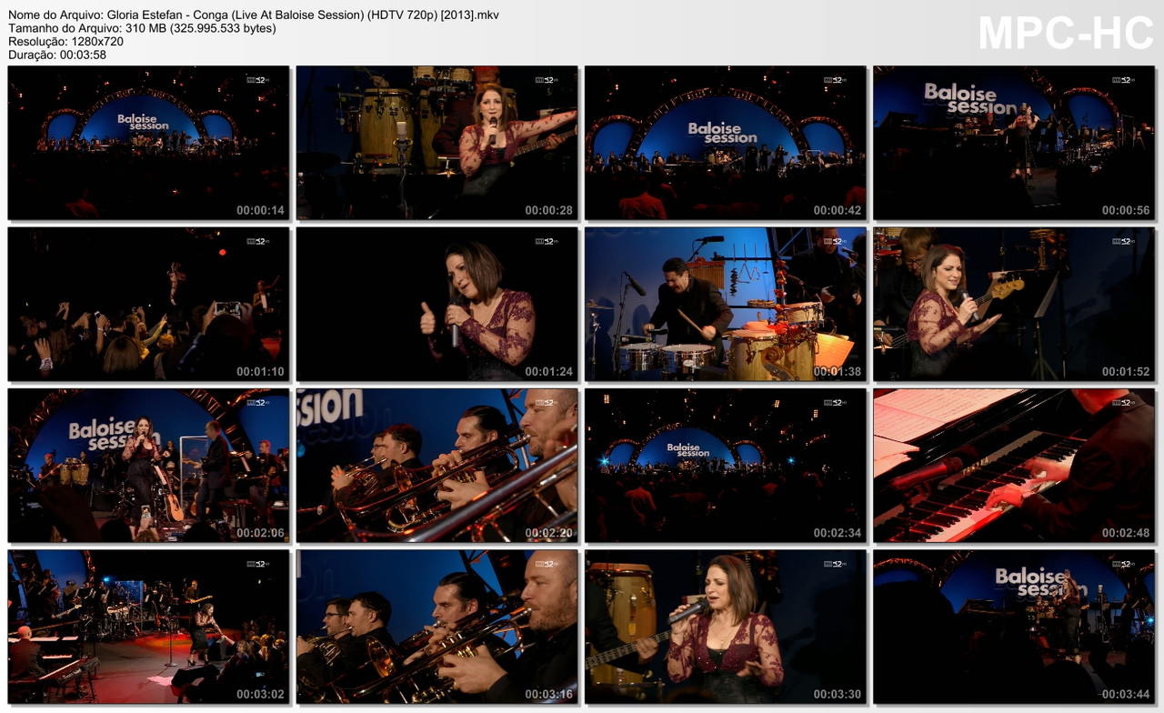 Gloria Estefan - Conga (Live at Baloise Session) (HDTV 720p) [2013]