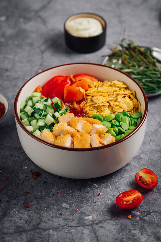 Поке с курицей