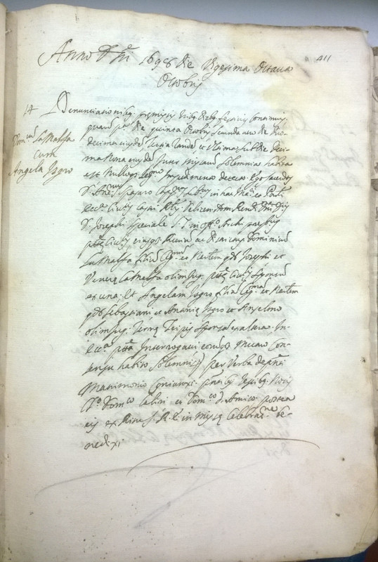 La Malfa (16) secondo matrimonio 1698 domenico di giuseppe e ven