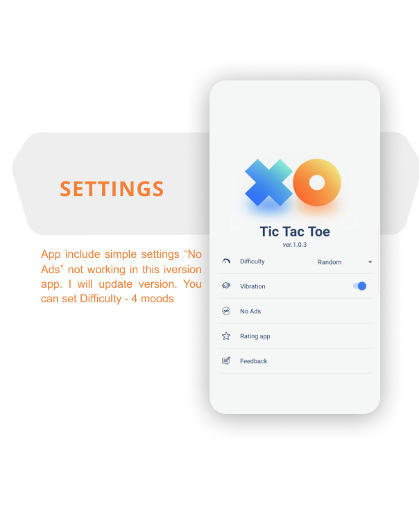 Tic Tac Toe: Simple & Minimal Game - 5