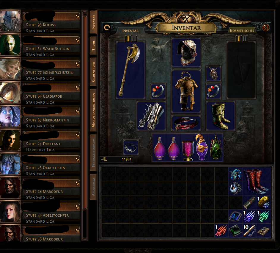 ПОЕ 1 ПЕРСОНАЖИ