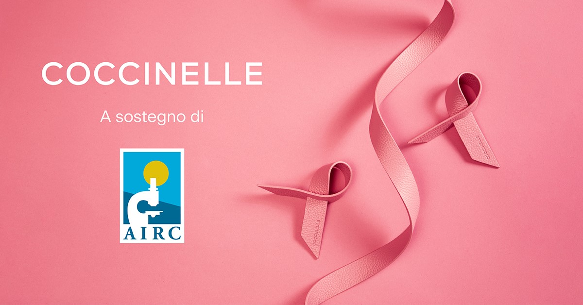 Coccinelle sostiene la campagna Nastro Rosa AIRC 2023