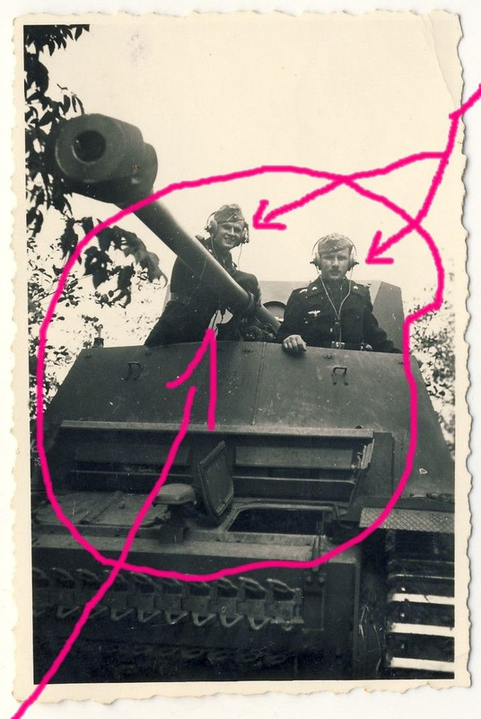 PAK & Kommandant Fahrer mit Funk-Kopfhörer WW2