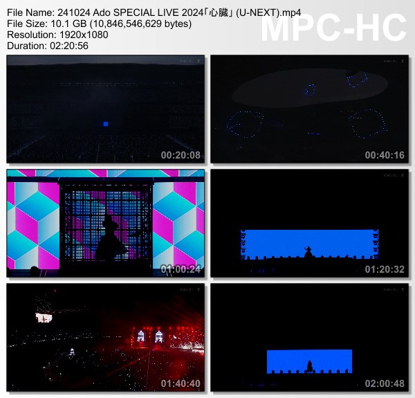 [TV-Variety] Ado SPECIAL LIVE 2024「心臓」(U-NEXT 2024.10.24)