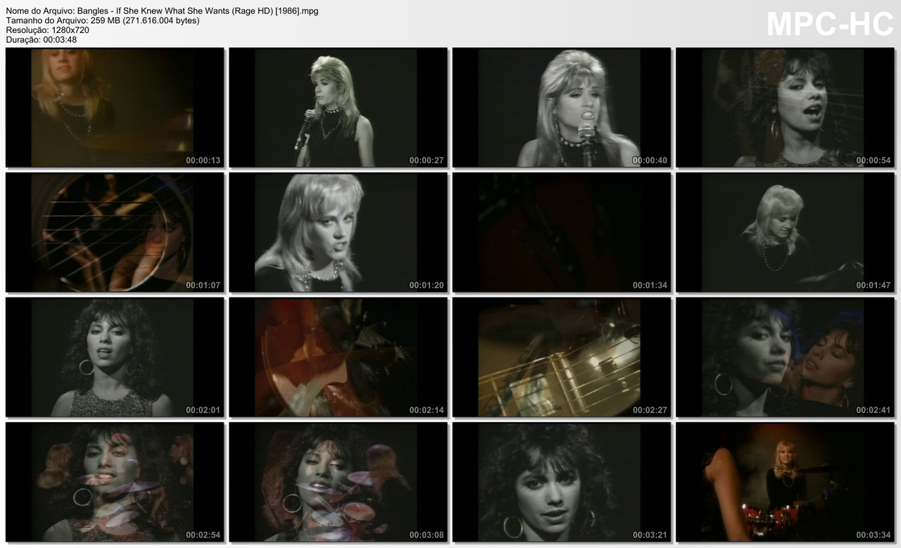 Bangles - If She Knew What She Wants (Rage HD) [1986]