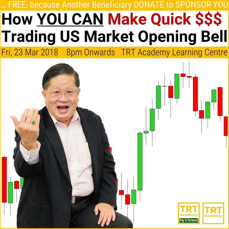 23 March 2018 – How YOU CAN Make $$$ Trading US Market Opening Bell