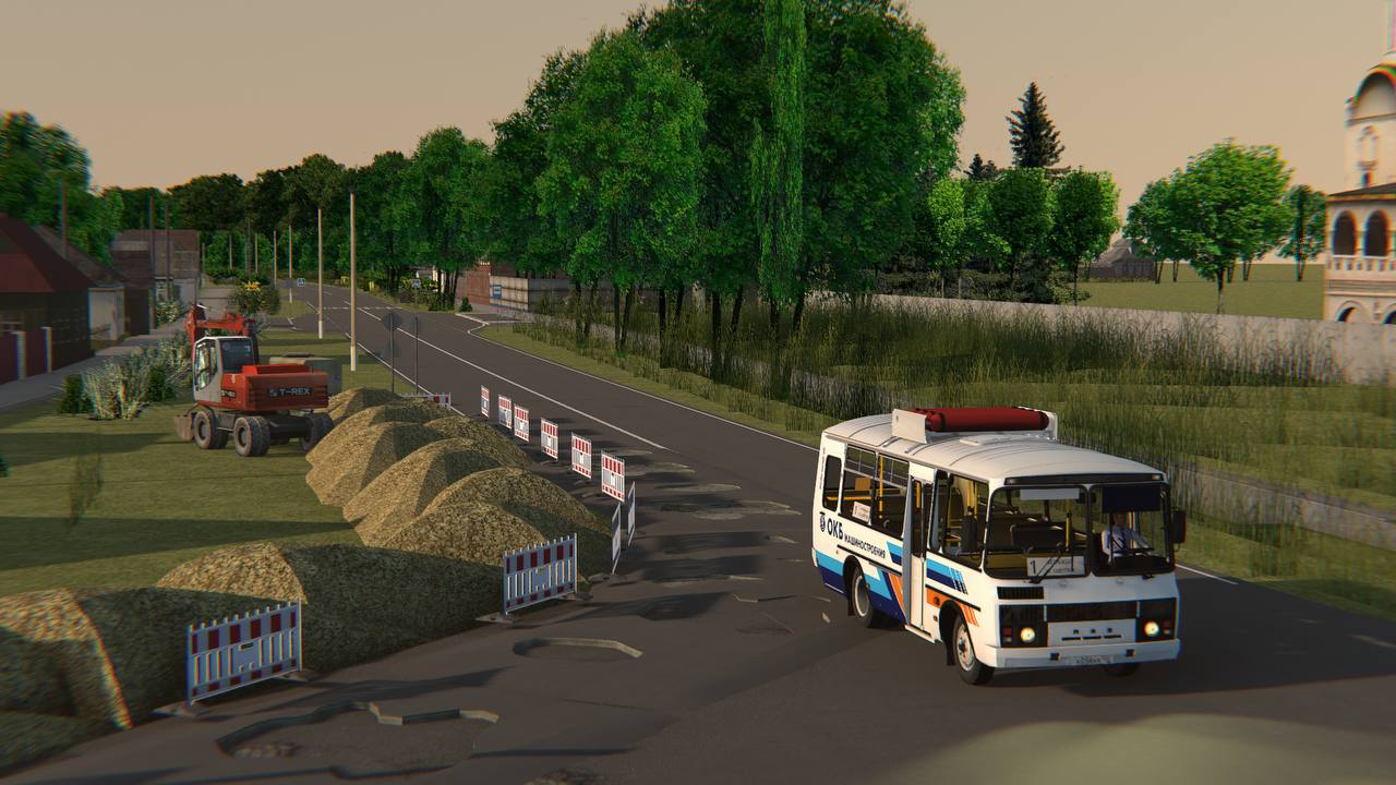 ПАЗ-32053 на карте Суздаль