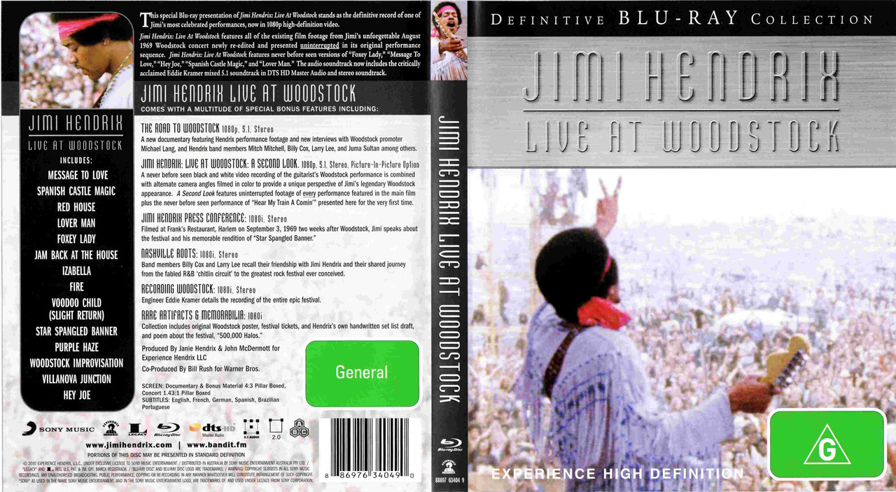 Jimi Hendrix - Live At Woodstock`69