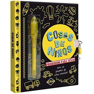 COSAS DE NIÑOS DIARIO CON LAPICERA DE TINTA INVISIBLE