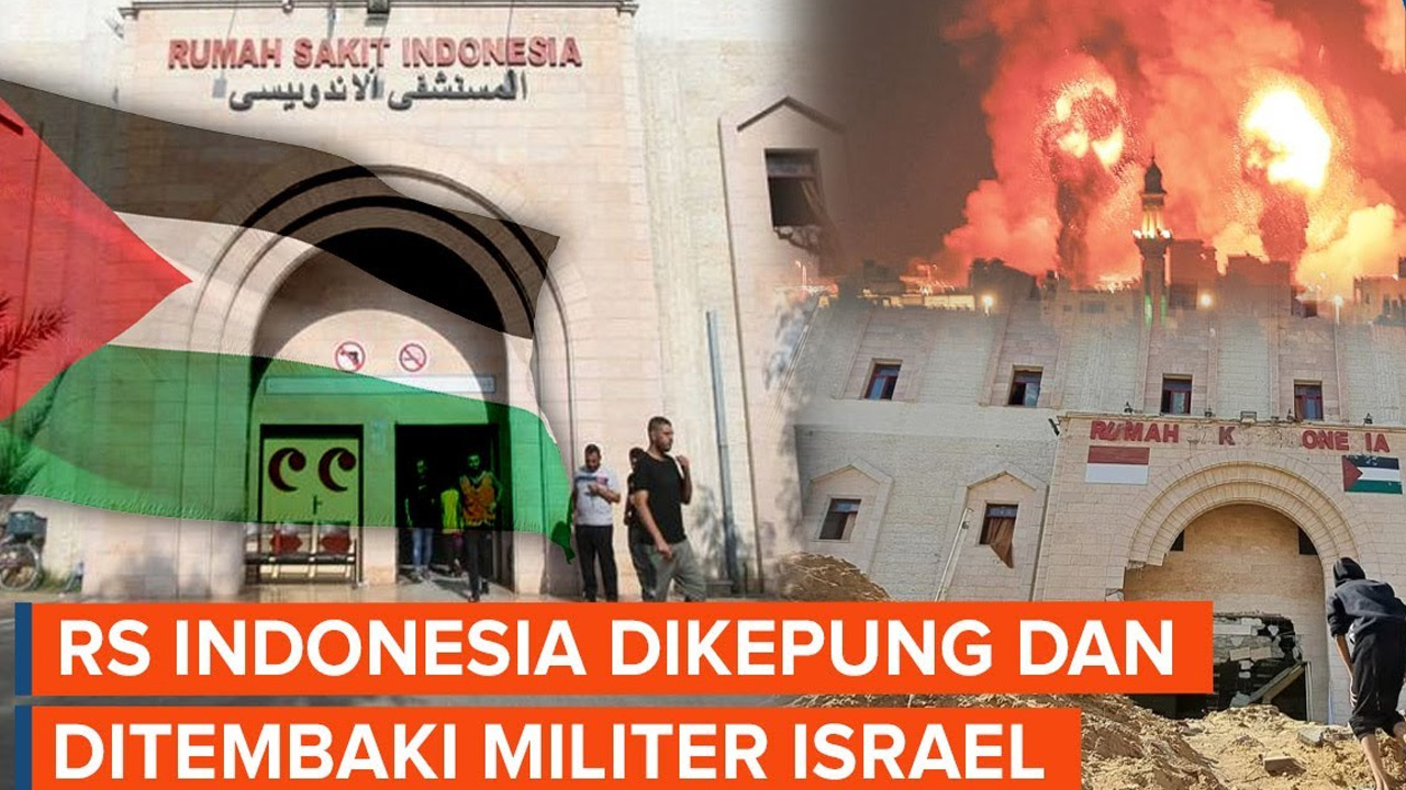 Israel Kepung RS Indonesia di Gaza, Tembak Siapa Pun yang Berani Bergerak