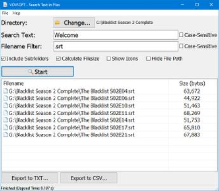 VovSoft Search Text in Files 2.7 Portable VovSoft Search Text in Files 2.7 Portable