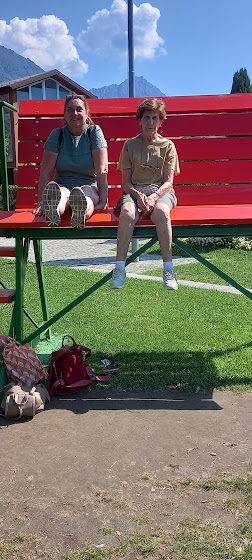 io e mamma a Porlezza