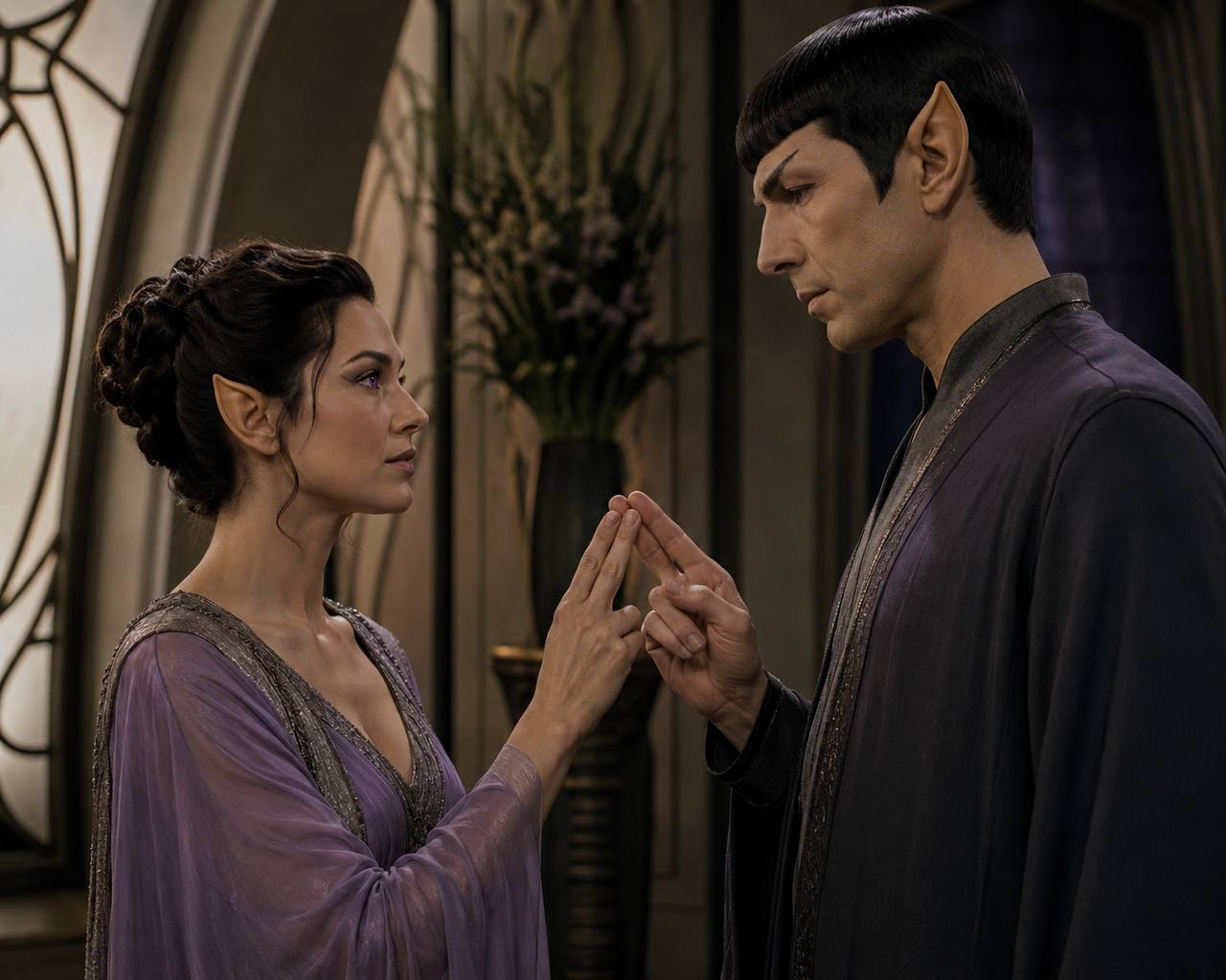 Calfuray and her husband Azeraik