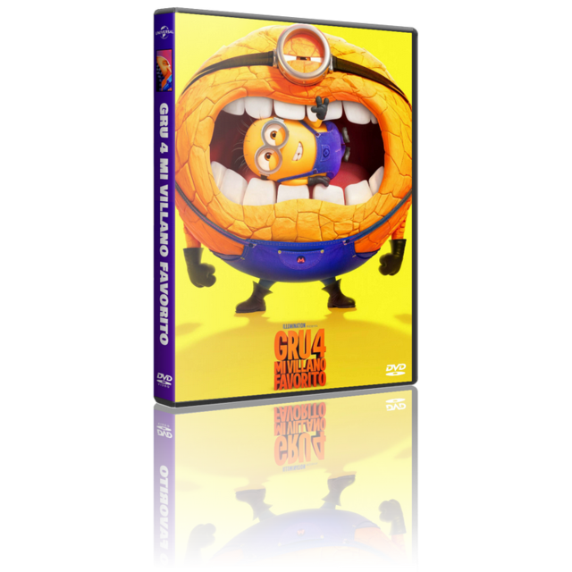 Portada - Gru 4 Mi Villano Favorito [DVD9 Full][Pal][Cast/Ing/Cz/Slov/Cat][Sub:Varios][Animación][2024]