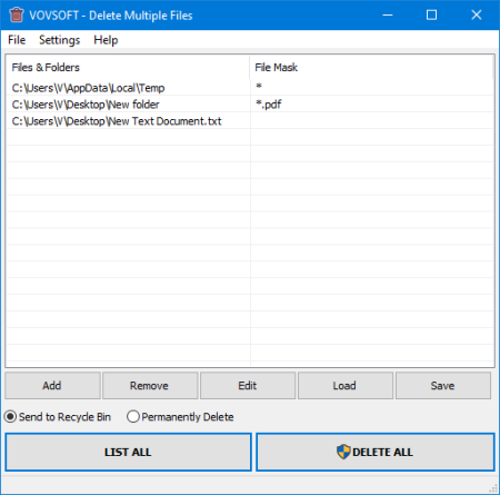 VovSoft Delete Multiple Files 1.4 Multilingual
