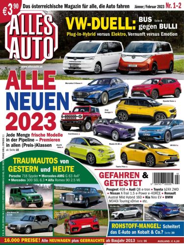 Cover: Alles Auto Magazin Januar-Februar No 01-02 2023