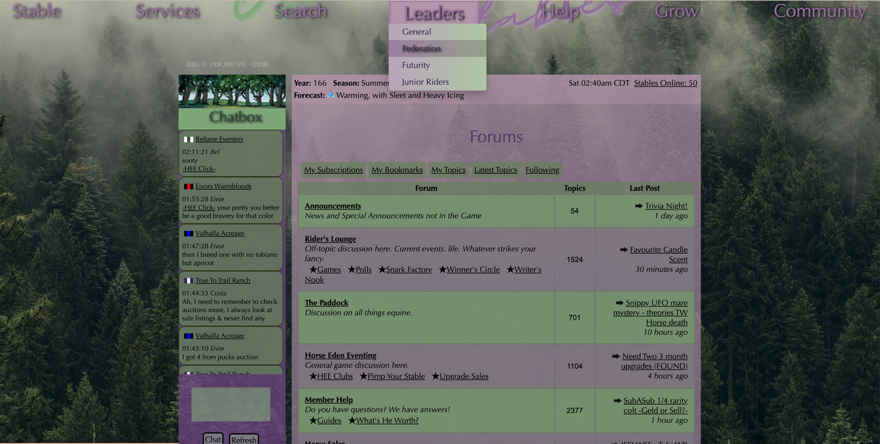 Greenheart Palette - Forum